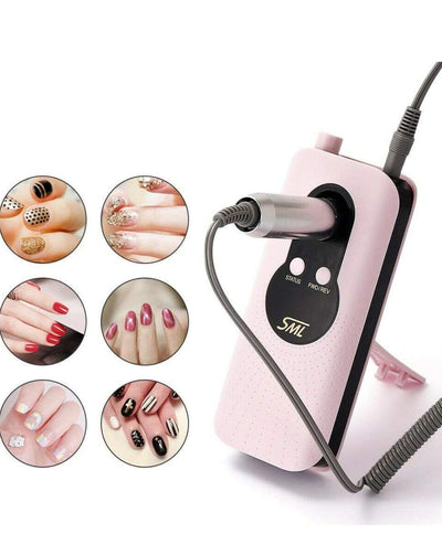 Fresa per Unghie Professionale Portatile- Set Completo per Manicure e Pedicure